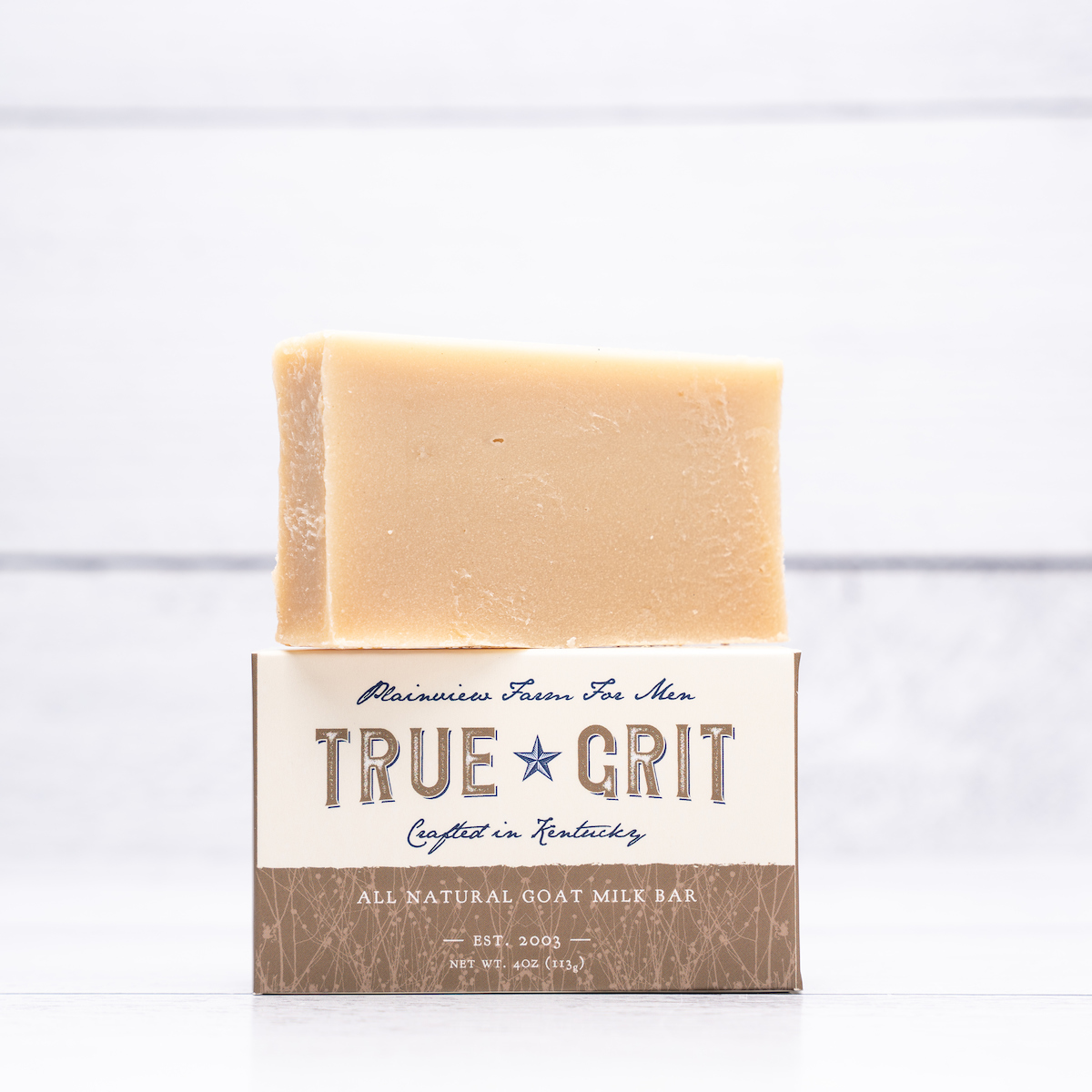 True Grit Goat Milk Bar Soap